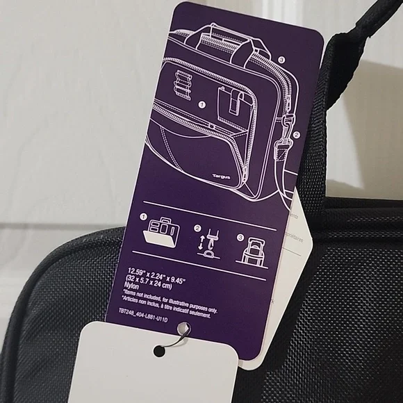 12.1" Intellect Slim Briefcase - Picture 3 of 4